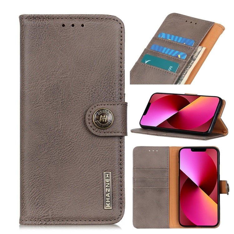 KHAZNEH Cowhide Texture Horizontal Flip Leather Phone Case, For iPhone 14, For iPhone 14 Plus, For iPhone 14 Pro, For iPhone 14 Pro Max