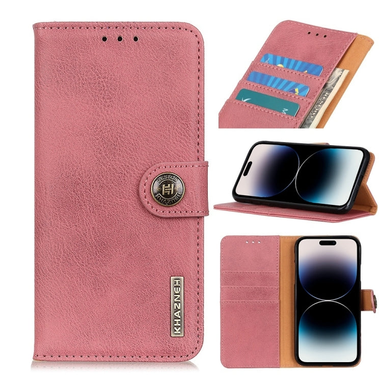 KHAZNEH Cowhide Texture Horizontal Flip Leather Phone Case, For iPhone 14, For iPhone 14 Plus, For iPhone 14 Pro, For iPhone 14 Pro Max