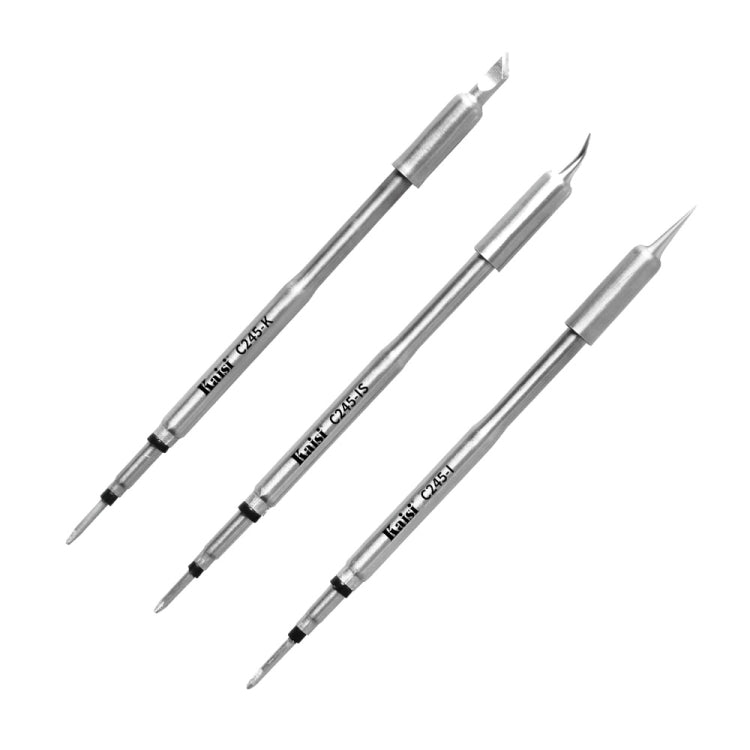 Kaisi KS-245 Series Soldering Iron Head, Oblique Head, Pointed Head, Curved Head