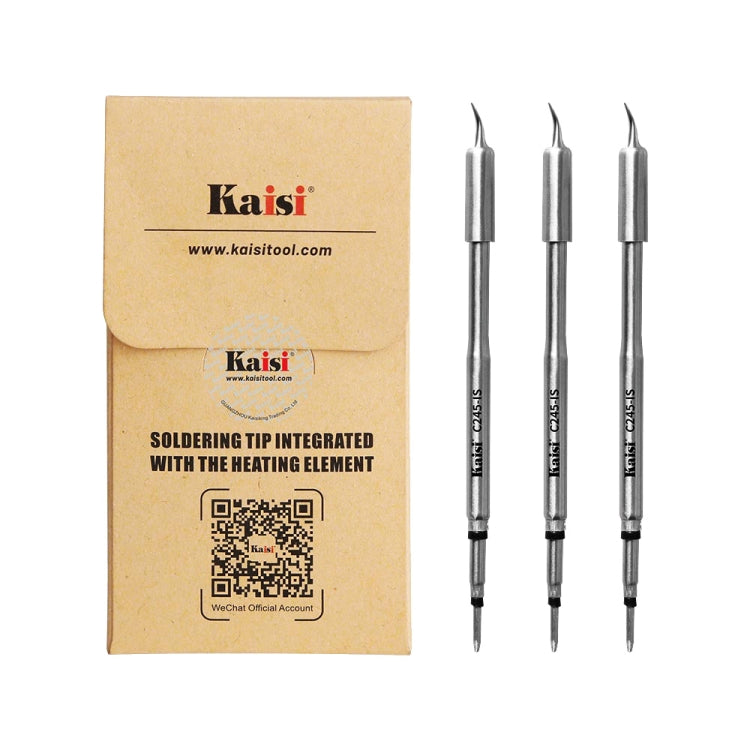 Kaisi KS-245 Series Soldering Iron Head, Oblique Head, Pointed Head, Curved Head