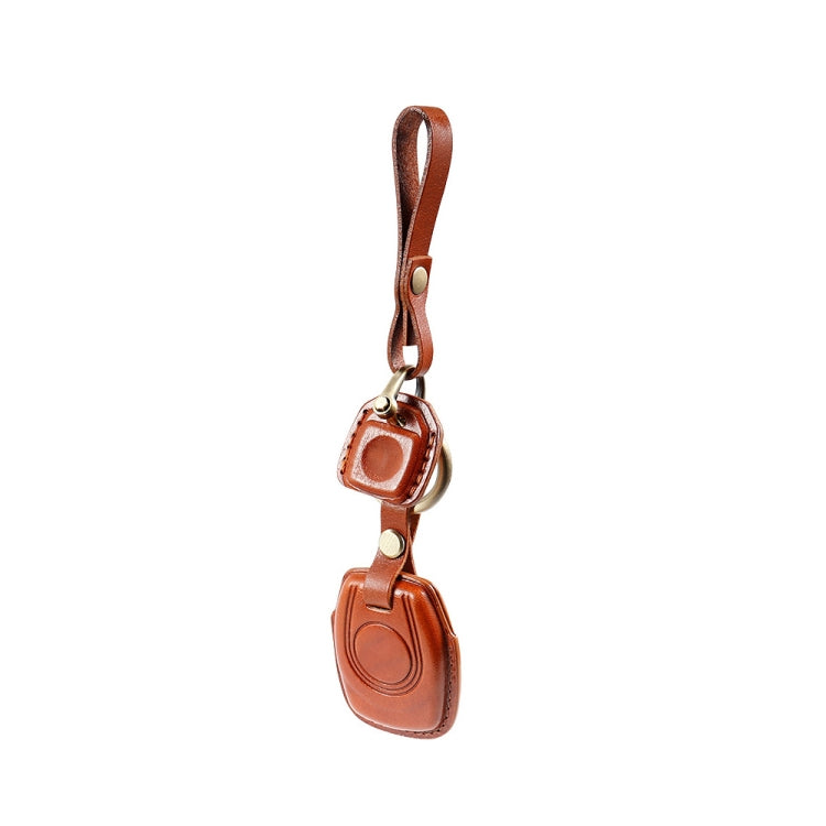 HP-A009 Motorcycle Cowhide Leather Induction Key Protective Cover for Harley Sportster S