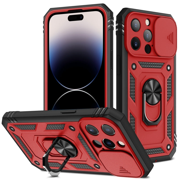 غطاء حماية للكاميرا بتصميم منزلق مصنوع من مادة TPU + PC، مناسب لأجهزة iPhone 14 وiPhone 14 Plus وiPhone 14 Pro وiPhone 14 Pro Max