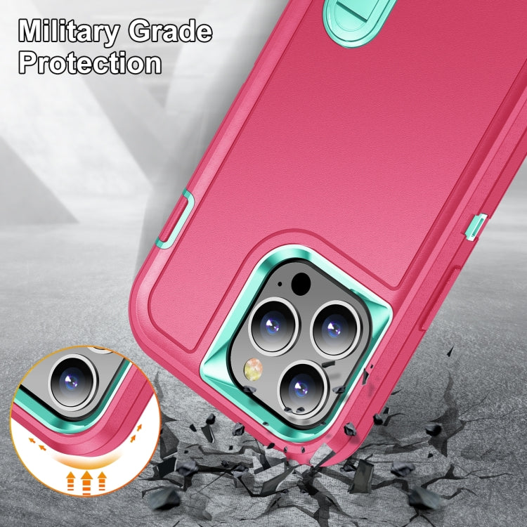 3 in 1 Rugged Holder Phone Case, For iPhone 14, For iPhone 14 Plus, For iPhone 14 Pro, For iPhone 14 Pro Max