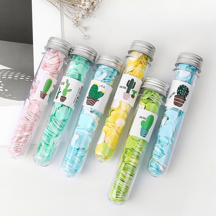 10pcs Disposable Portable Travel Tube Shape Boxed Confetti Soap Mini Soap Plate, Animal Series, Succulent Series, Fruit Series, Words Series, Constellation Series, Pig Baby Series