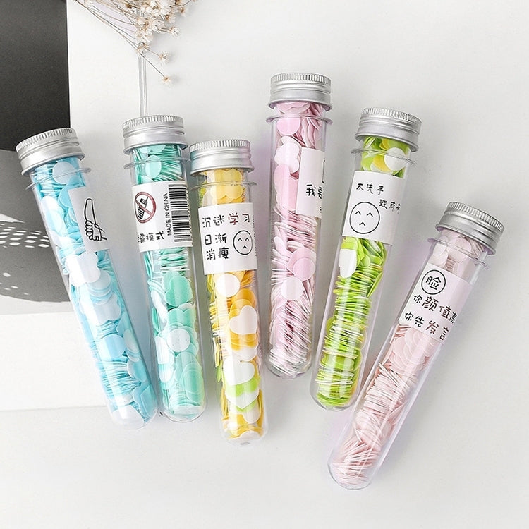 10pcs Disposable Portable Travel Tube Shape Boxed Confetti Soap Mini Soap Plate, Animal Series, Succulent Series, Fruit Series, Words Series, Constellation Series, Pig Baby Series