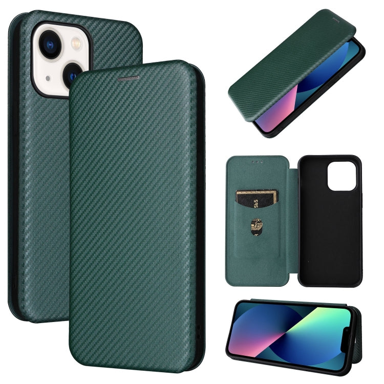 جراب هاتف جلدي مغناطيسي من ألياف الكربون، مناسب لأجهزة iPhone 14 وiPhone 14 Plus وiPhone 14 Pro وiPhone 14 Pro Max