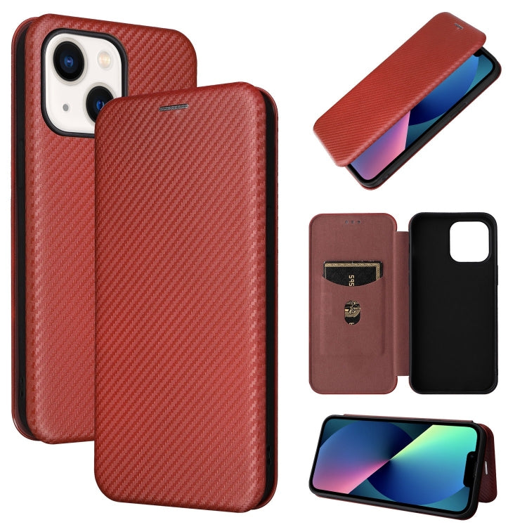 جراب هاتف جلدي مغناطيسي من ألياف الكربون، مناسب لأجهزة iPhone 14 وiPhone 14 Plus وiPhone 14 Pro وiPhone 14 Pro Max