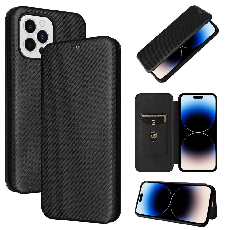 جراب هاتف جلدي مغناطيسي من ألياف الكربون، مناسب لأجهزة iPhone 14 وiPhone 14 Plus وiPhone 14 Pro وiPhone 14 Pro Max