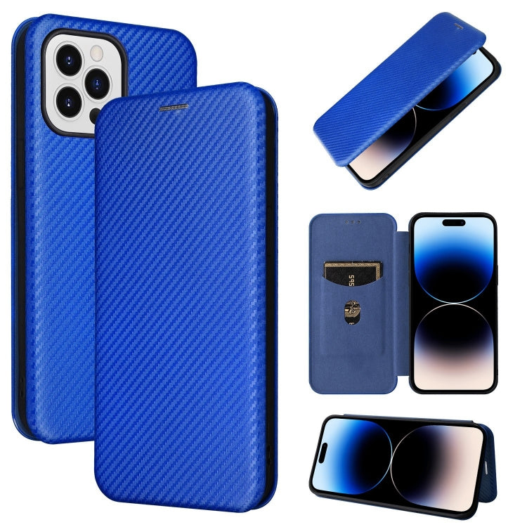 جراب هاتف جلدي مغناطيسي من ألياف الكربون، مناسب لأجهزة iPhone 14 وiPhone 14 Plus وiPhone 14 Pro وiPhone 14 Pro Max