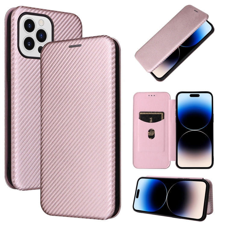جراب هاتف جلدي مغناطيسي من ألياف الكربون، مناسب لأجهزة iPhone 14 وiPhone 14 Plus وiPhone 14 Pro وiPhone 14 Pro Max