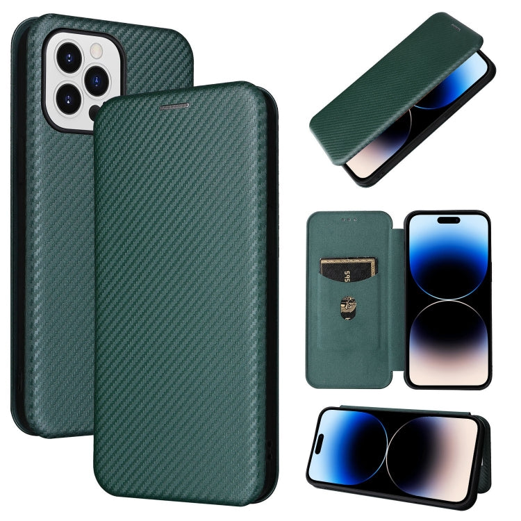 جراب هاتف جلدي مغناطيسي من ألياف الكربون، مناسب لأجهزة iPhone 14 وiPhone 14 Plus وiPhone 14 Pro وiPhone 14 Pro Max