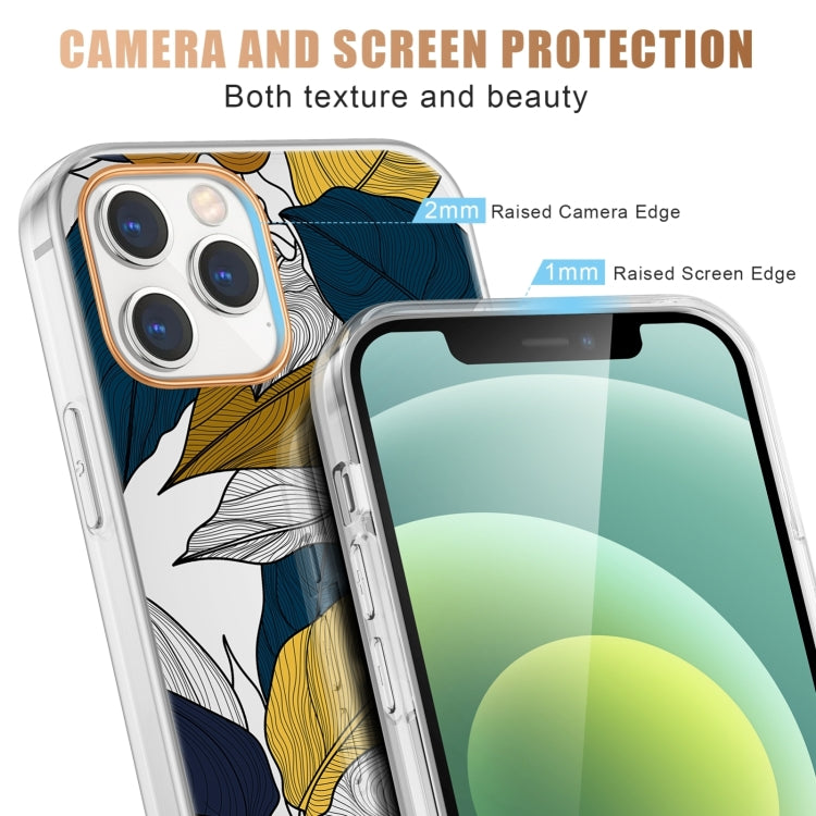 جراب هاتف شفاف مطلي كهربائيًا على شكل زهرة، مناسب لأجهزة iPhone 14 وiPhone 14 Pro وiPhone 14 Plus وiPhone 14 Pro Max