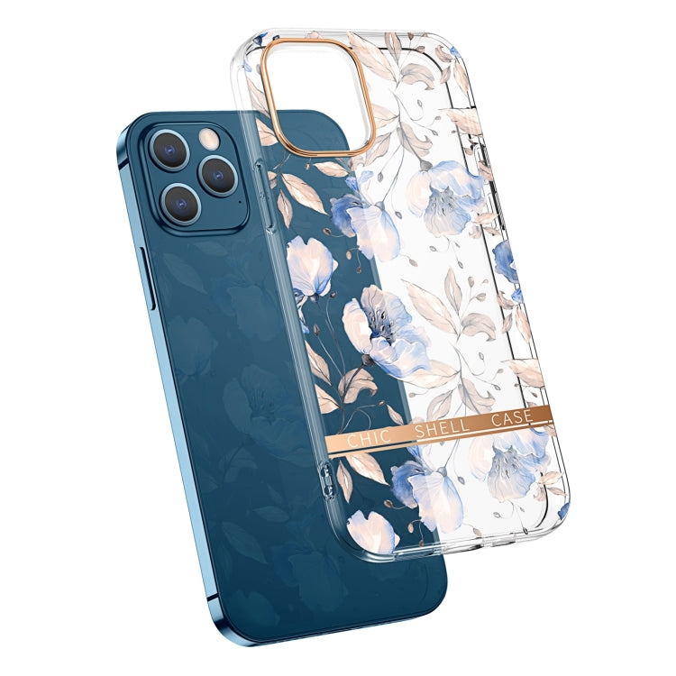 جراب هاتف شفاف مطلي كهربائيًا على شكل زهرة، مناسب لأجهزة iPhone 14 وiPhone 14 Pro وiPhone 14 Plus وiPhone 14 Pro Max