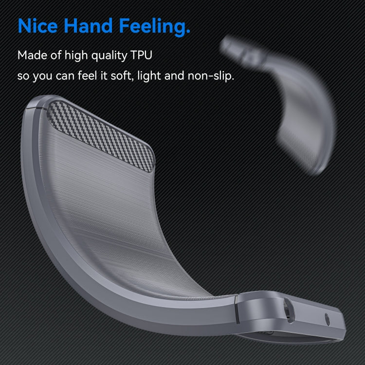 Brushed Texture Carbon Fiber TPU Phone Case, For iPhone 14 Pro Max, For iPhone 14 Plus, For iPhone 14, For iPhone 14 Pro