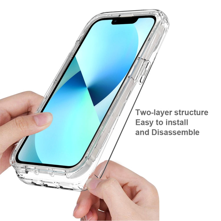 جراب هاتف شفاف متدرج مقاوم للصدمات بالكامل، مناسب لأجهزة iPhone 14 وiPhone 14 Pro وiPhone 14 Plus وiPhone 14 Pro Max