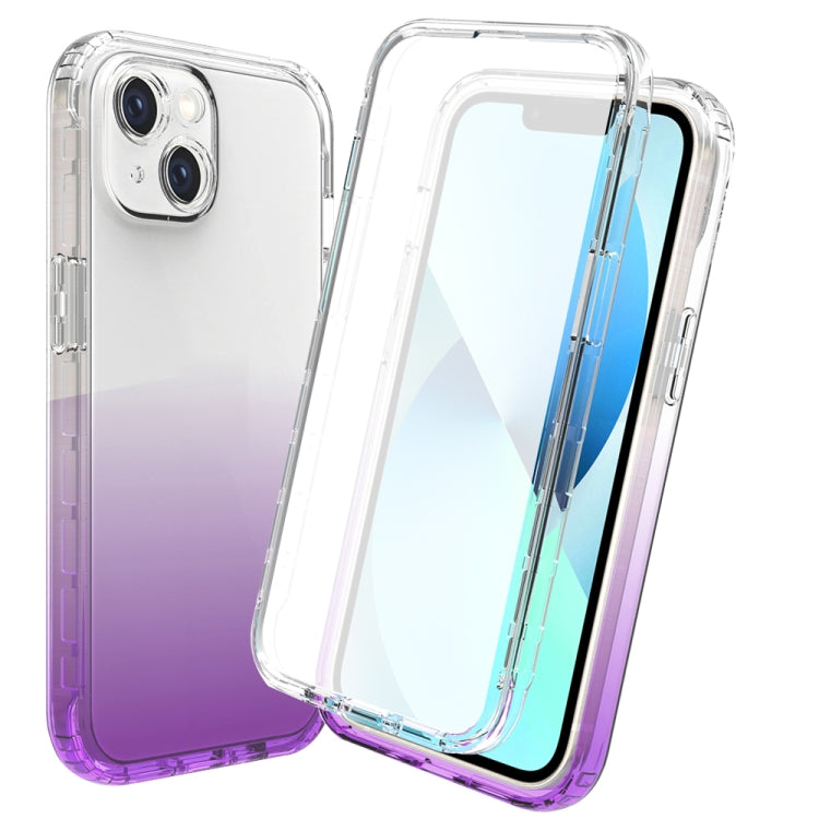جراب هاتف شفاف متدرج مقاوم للصدمات بالكامل، مناسب لأجهزة iPhone 14 وiPhone 14 Pro وiPhone 14 Plus وiPhone 14 Pro Max