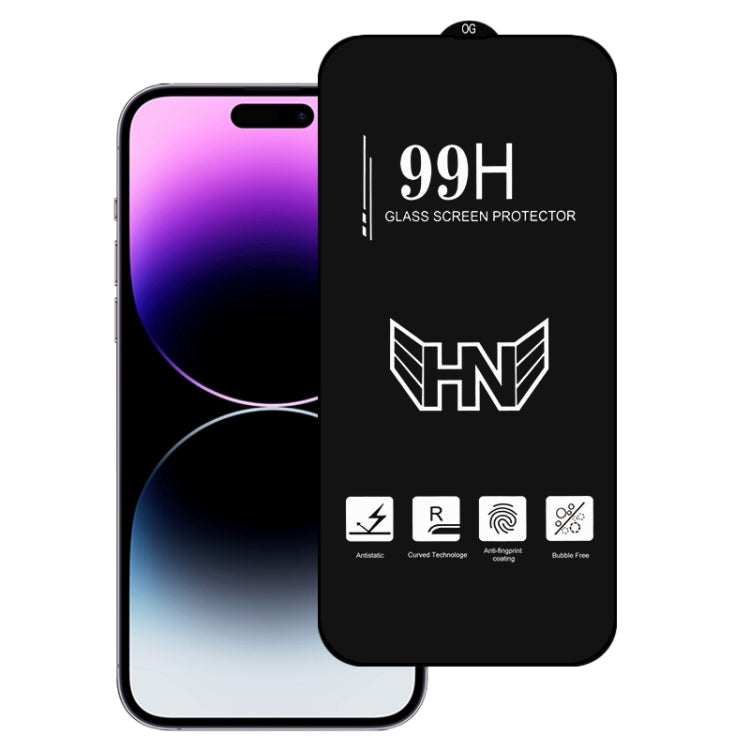 غشاء زجاجي مقوى كامل الشاشة من الألومنيوم عالي الجودة، مناسب لهاتف iPhone 14 (قطعة واحدة)، لهاتف iPhone 14 Plus (قطعة واحدة)، لهاتف iPhone 14 Pro (قطعة واحدة)، لهاتف iPhone 14 Pro Max (قطعة واحدة)