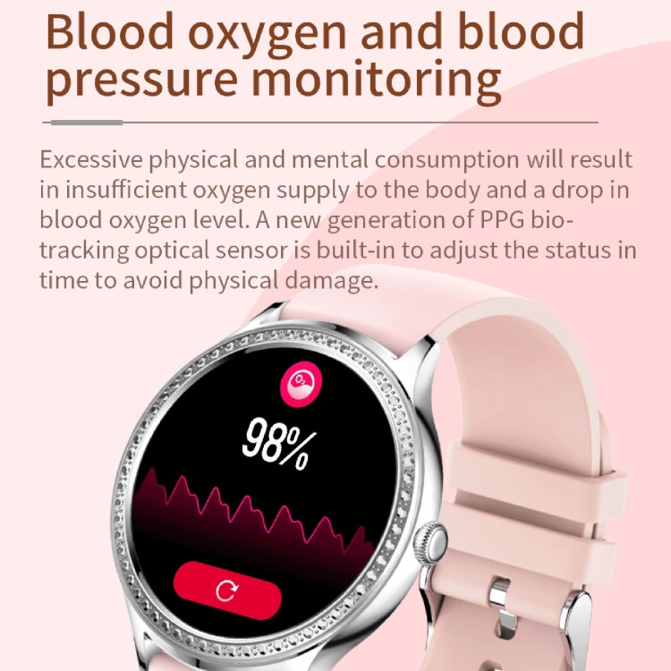 AK35 1.32 inch IPS Color Screen Smart Watch, Support Sleep Monitoring/Blood Oxygen Monitoring