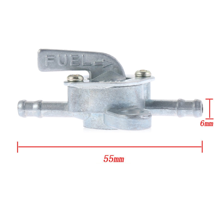 2pcs 6mm Motorcycle Scooter Fuel Tap Gas Petrol Valve Fuel Tank Switch, Fuel Tank Switch