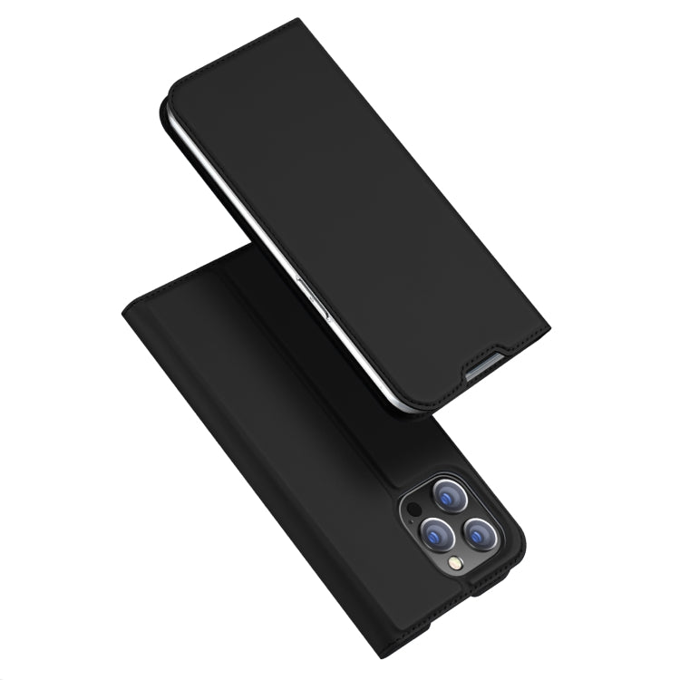 جراب هاتف جلدي مقاوم للصدمات من سلسلة DUX DUCIS Skin Pro، قابل للطي أفقيًا، لهاتف iPhone 14/13، لهاتف iPhone 14 Pro
