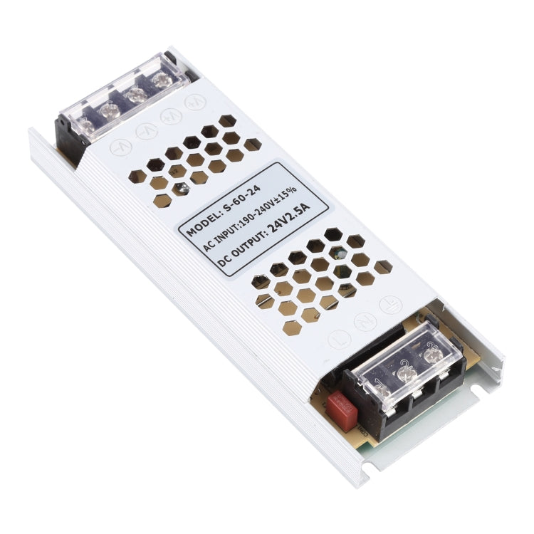 LED Transformer Switching Power Supply, DC12V 5A 60W, DC24V 2.5A 60W, DC12V 8.5A 100W, DC24V 4.5A 100W, DC12V 12.5A 150W, DC24V 6.3A 150W, DC12V 16.7A 200W, DC24V 8.3A 200W, DC12V 25A 300W, DC24V 12.5A 300W, DC12V 33.3A 400W, DC24V 16.7A 400W