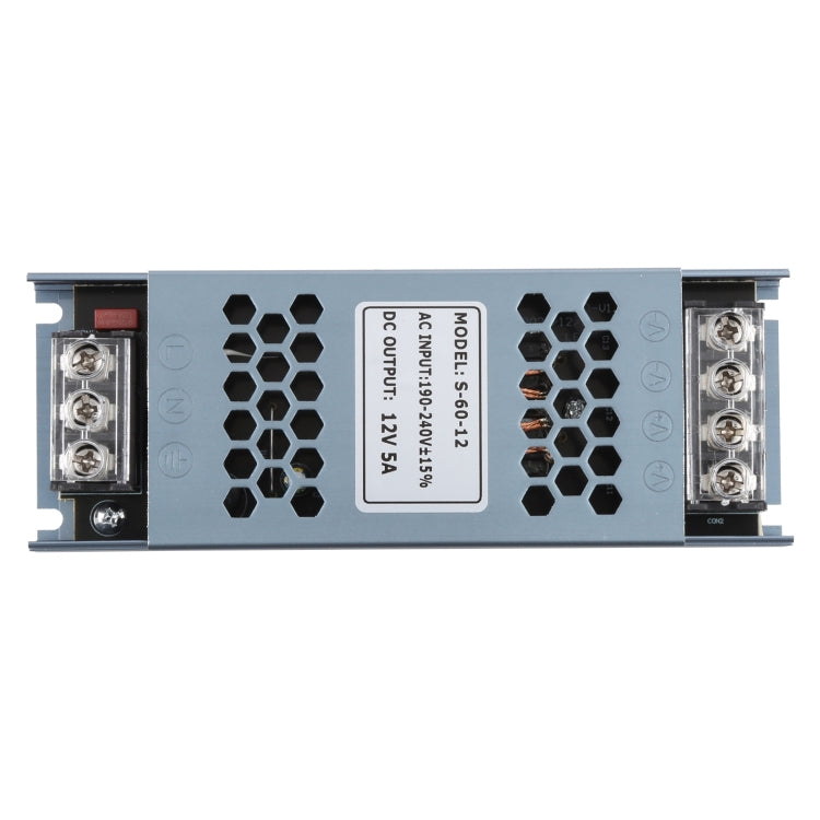محول طاقة LED AC170-240V، DC12V 5A 60W، DC24V 2.5A 60W، DC12V 8.5A 100W، DC24V 4.5A 100W، DC12V 12.5A 150W، DC24V 6.3A 150W، DC12V 33.3A 400W، DC24V 16.7A 400W