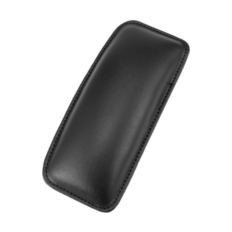2 PCS Car Non-slip Soft Floor Protector Carpet Floor Mat Knee Bolster, PU Leather, First Layer Cowhide