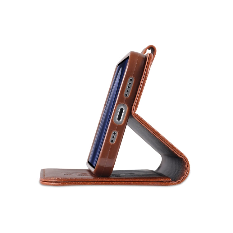 جراب جلدي أفقي قابل للطي من AZNS بتصميم جلد الغنم، مناسب لأجهزة iPhone 14 وiPhone 14 Plus وiPhone 14 Pro وiPhone 14 Pro Max
