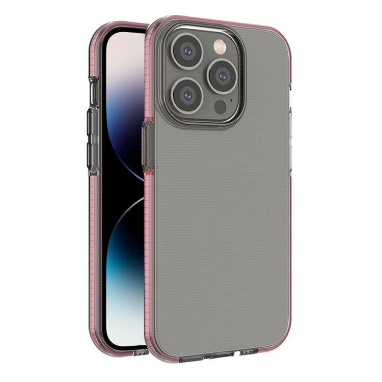جراب هاتف شفاف من مادة TPU بلونين، لهاتف iPhone 14 Pro Max