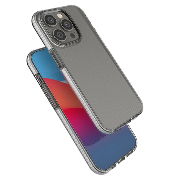 جراب هاتف شفاف من مادة TPU بلونين، لهاتف iPhone 14 Pro Max