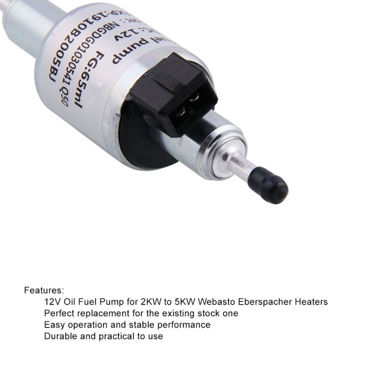 Car Air Diesel Parking Oil Fuel Pump, FP062 12V, FP063 24V