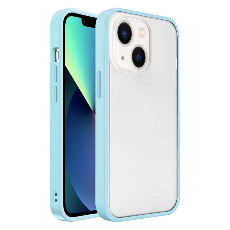 جراب هاتف شفاف بملمس الجلد غير اللامع، مناسب لأجهزة iPhone 14 وiPhone 14 Plus وiPhone 14 Pro وiPhone 14 Pro Max