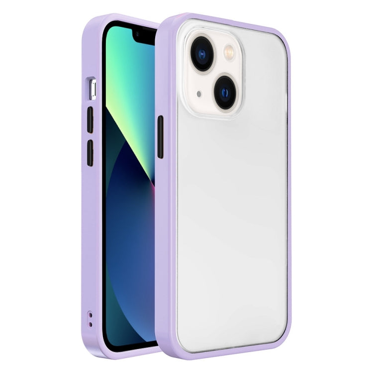 جراب هاتف شفاف بملمس الجلد غير اللامع، مناسب لأجهزة iPhone 14 وiPhone 14 Plus وiPhone 14 Pro وiPhone 14 Pro Max