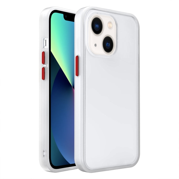 جراب هاتف شفاف بملمس الجلد غير اللامع، مناسب لأجهزة iPhone 14 وiPhone 14 Plus وiPhone 14 Pro وiPhone 14 Pro Max