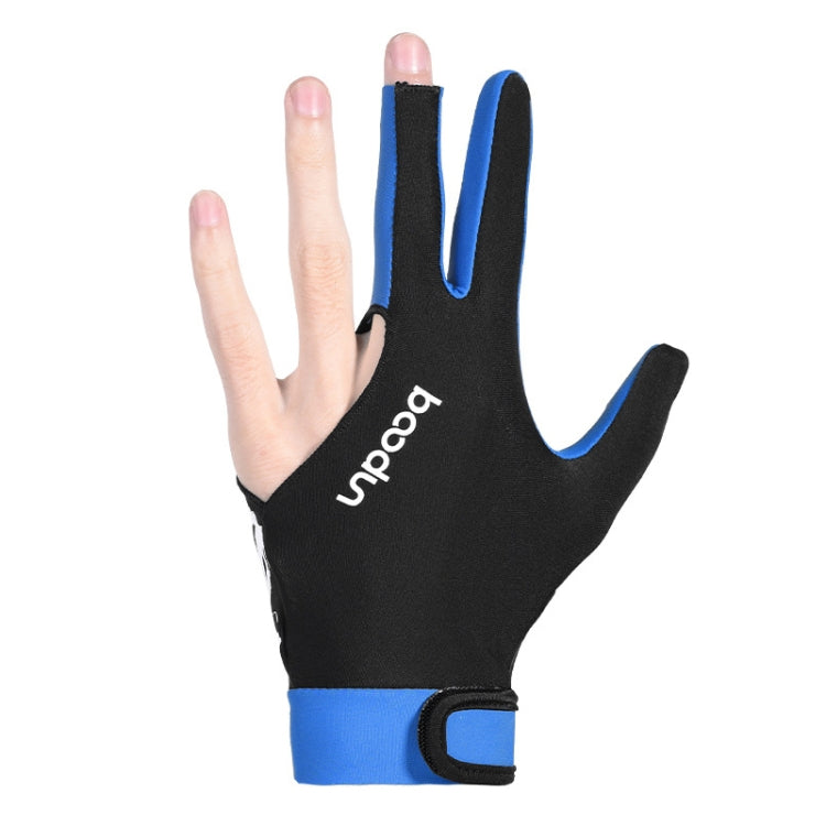 BOODUN M050912 Thin Breathable Men and Women Billiards Three Finger Single Gloves