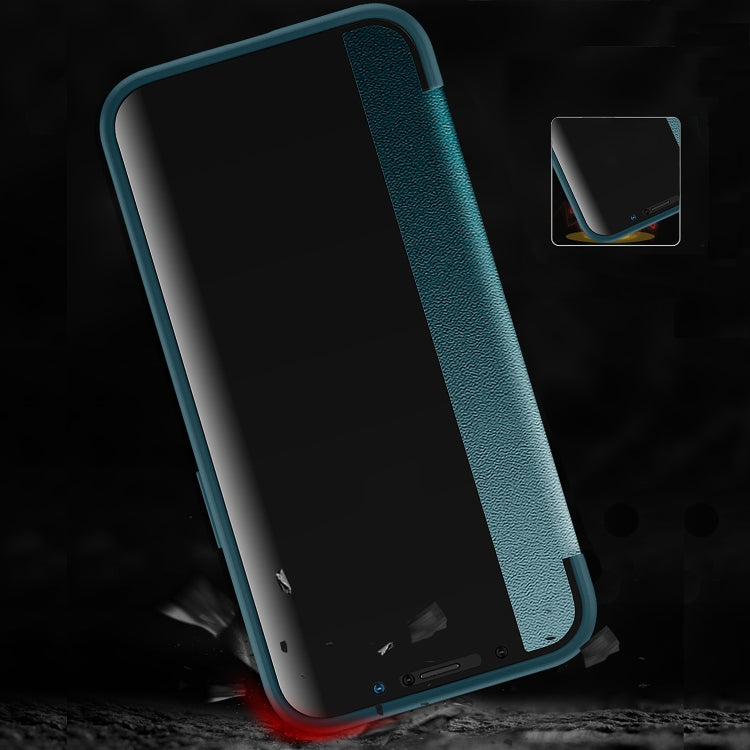 Magnetic Side Window View Shockproof Horizontal Flip Leather Case, For iPhone 14 Plus