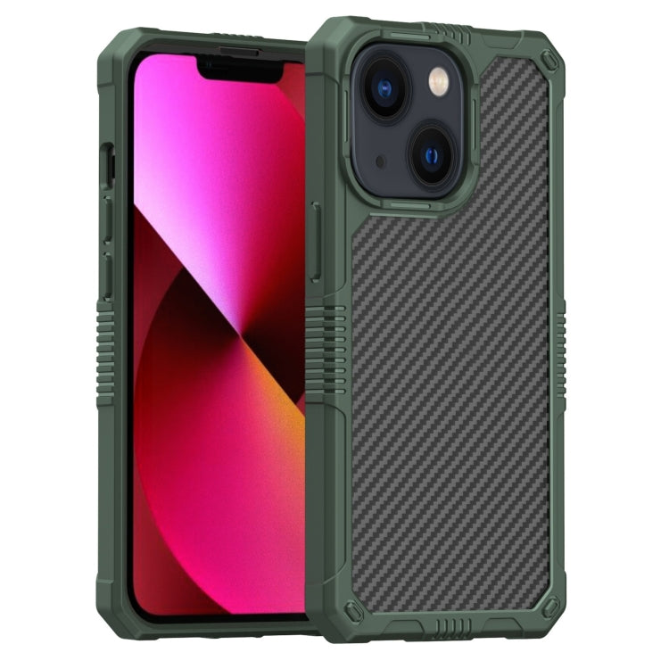 جراب هاتف مقاوم للصدمات من ألياف الكربون، لهاتف iPhone 14، وiPhone 14 Pro، وiPhone 14 Pro Max