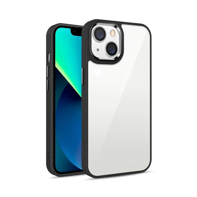 3 in 1 Electroplated Acrylic Phone Case, For iPhone 14, For iPhone 14 Plus, For iPhone 14 Pro