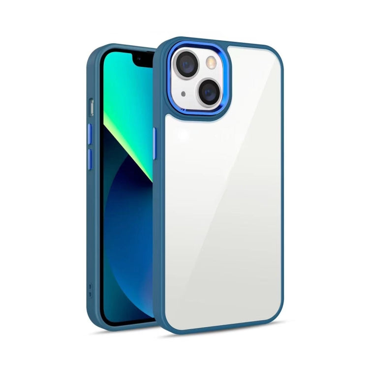 3 in 1 Electroplated Acrylic Phone Case, For iPhone 14, For iPhone 14 Plus, For iPhone 14 Pro