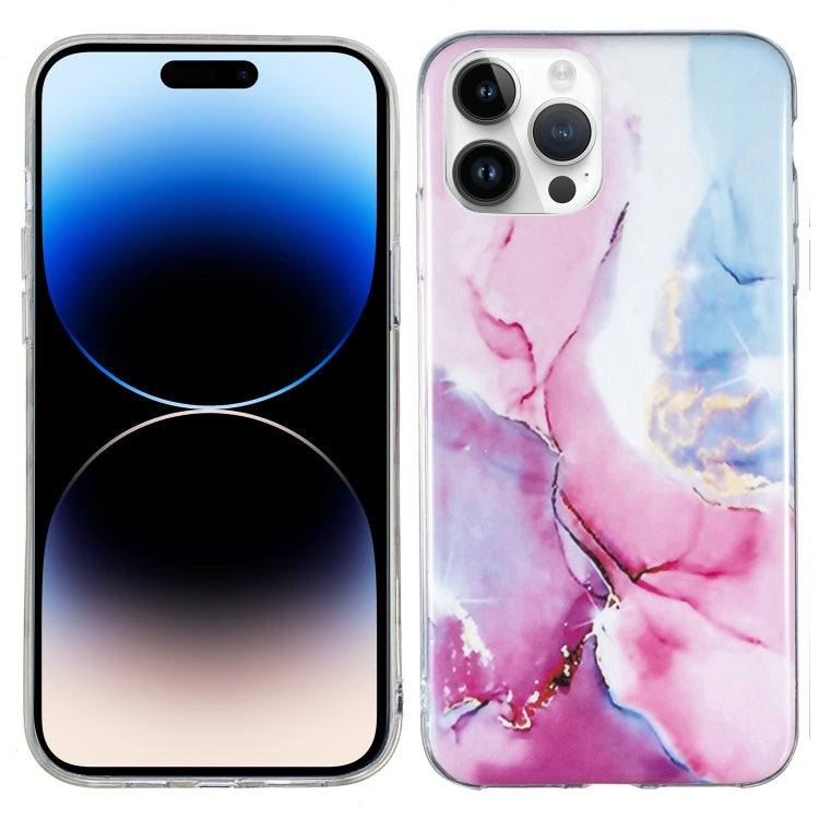 جراب هاتف IMD رخامي من مادة TPU، مناسب لأجهزة iPhone 14 وiPhone 14 Plus وiPhone 14 Pro وiPhone 14 Pro Max