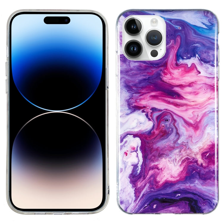 جراب هاتف IMD رخامي من مادة TPU، مناسب لأجهزة iPhone 14 وiPhone 14 Plus وiPhone 14 Pro وiPhone 14 Pro Max