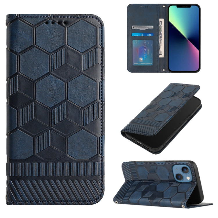 Football Texture Magnetic Leather Flip Phone Case, For iPhone 14, For iPhone 14 Plus, For iPhone 14 Pro, For iPhone 14 Pro Max, For iPhone 13 mini, For iPhone 13, For iPhone 13 Pro, For iPhone 13 Pro Max