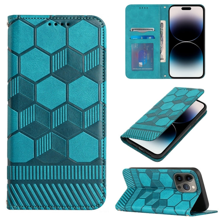 Football Texture Magnetic Leather Flip Phone Case, For iPhone 14, For iPhone 14 Plus, For iPhone 14 Pro, For iPhone 14 Pro Max, For iPhone 13 mini, For iPhone 13, For iPhone 13 Pro, For iPhone 13 Pro Max