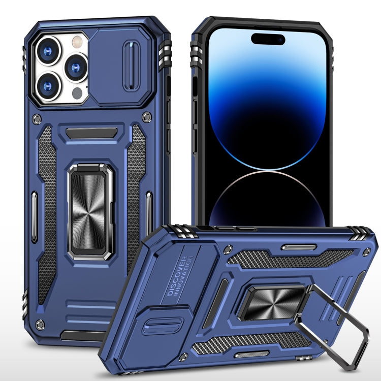 Armor PC + TPU Camera Shield Phone Case, For iPhone 14, For iPhone 14 Plus, For iPhone 14 Pro, For iPhone 14 Pro Max, For iPhone 13, For iPhone 13 Pro, For iPhone 13 Pro Max, For iPhone 12