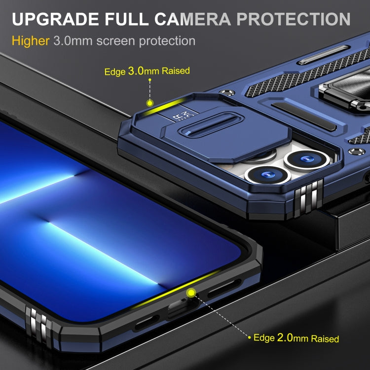 Armor PC + TPU Camera Shield Phone Case, For iPhone 12 Pro Max