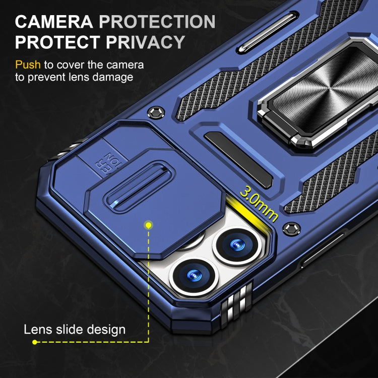 Armor PC + TPU Camera Shield Phone Case, For iPhone 12 Pro Max