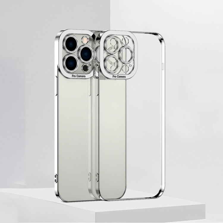 جراب هاتف TPU شفاف عالي الجودة مطلي بالكهرباء، مناسب لأجهزة iPhone 14 وiPhone 14 Plus وiPhone 14 Pro وiPhone 14 Pro Max