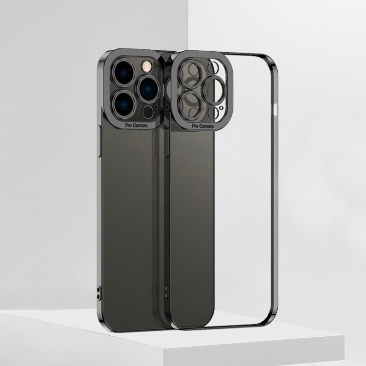 جراب هاتف TPU شفاف عالي الجودة مطلي بالكهرباء، مناسب لأجهزة iPhone 14 وiPhone 14 Plus وiPhone 14 Pro وiPhone 14 Pro Max