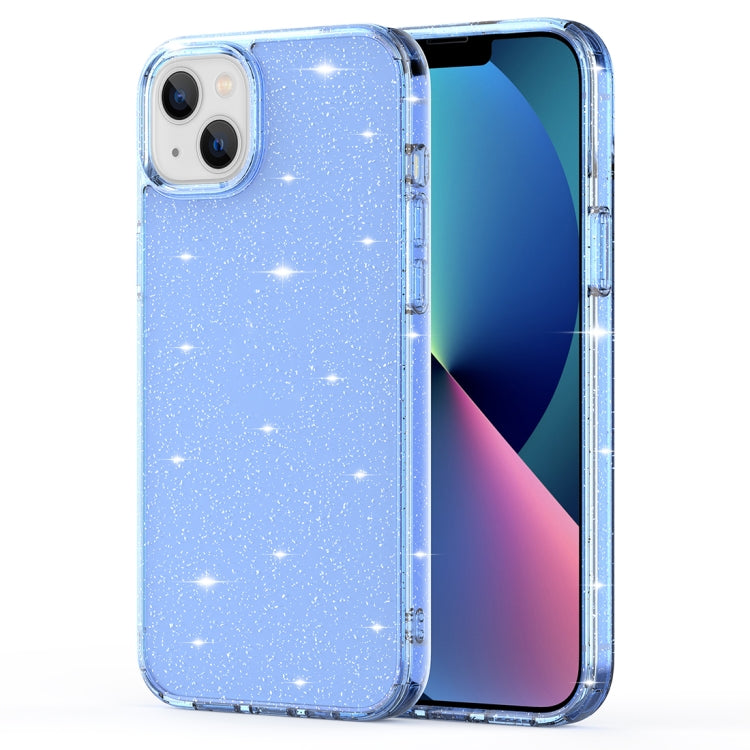 Crystal Clear Glitter Airbag Phone Case, For iPhone 14, For iPhone 14 Plus, For iPhone 14 Pro, For iPhone 14 Pro Max