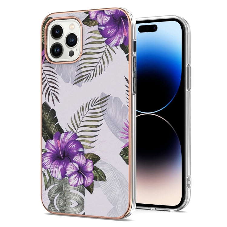 جراب IMD TPU مقاوم للصدمات بنمط طلاء كهربائي، مناسب لأجهزة iPhone 14 وiPhone 14 Plus وiPhone 14 Pro وiPhone 14 Pro Max